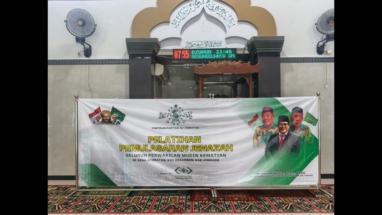 🔴PELATIHAN PEMULASARAN JENAZAH | PR NU JOMBATAN