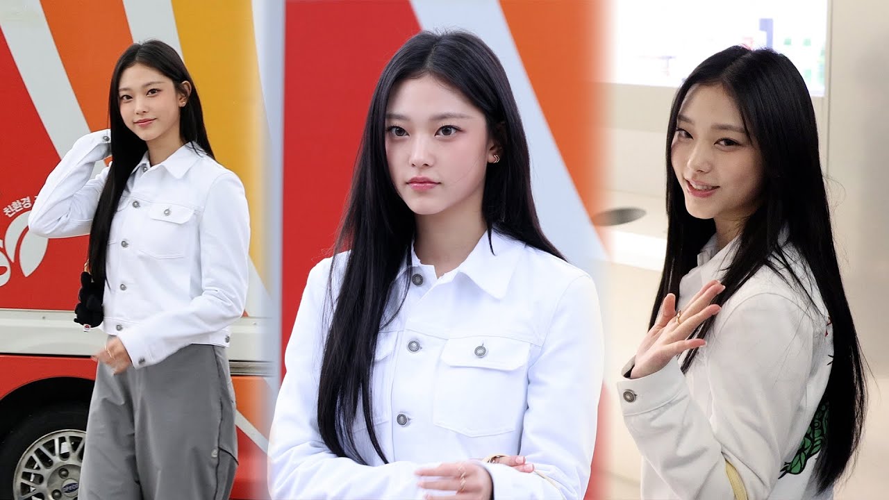 NewJeans ‘Haerin’ (뉴진스 해린) 출국 “하얀 아기 고양이” Departure | 인천공항 240117