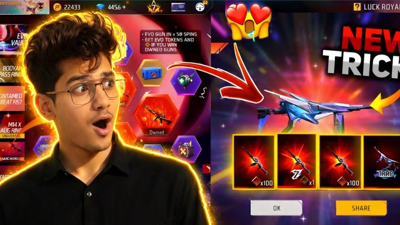 NEW EVO VAULT EVENT FREE FIRE SPIN TODAY 😲 | FREE FIRE NEW EVENT | FF NEW EVENT | FF NEW EVENT TODAY