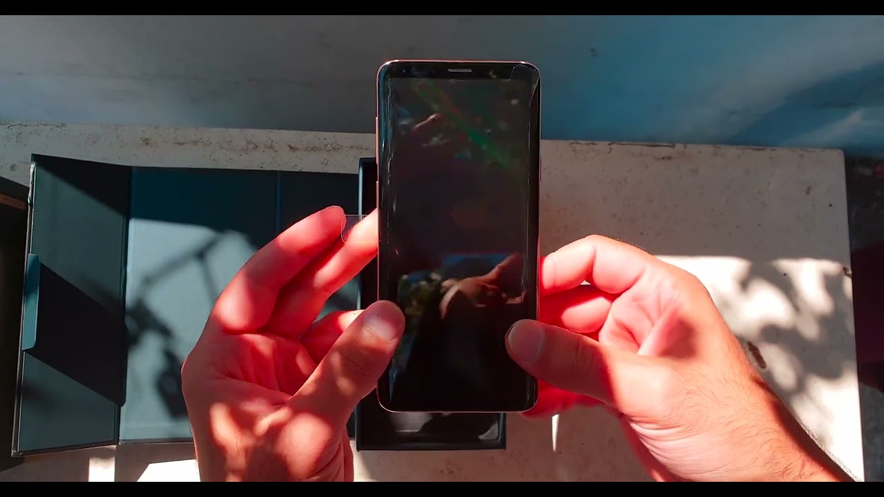 Samsung Galaxy S9+ SM G965F Sunrise Gold unboxing