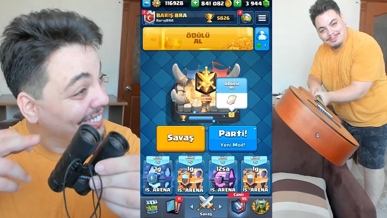 ESKİ EVİME GELİP PRİME BARIŞ BRA OLDUM Clash Royale