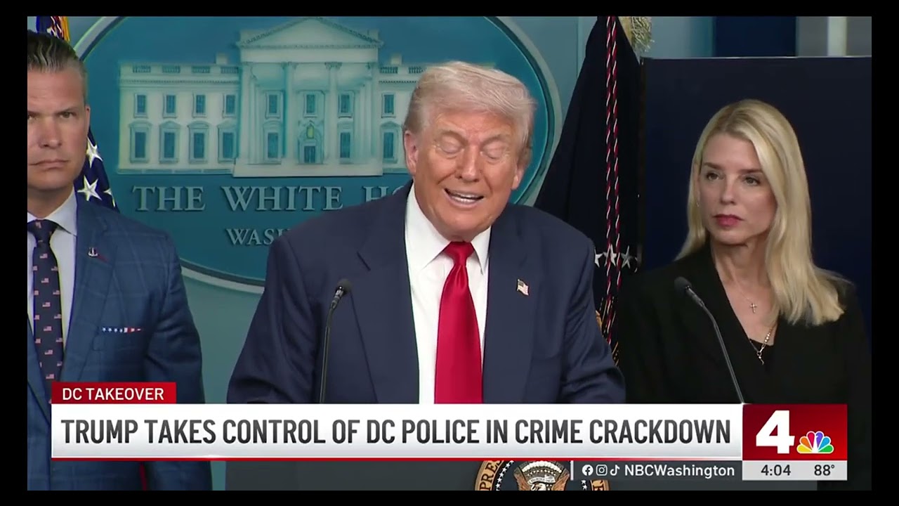 Durbin Criticizes Trump’s “Dictator-Level” Move to Federalize Washington, D.C. Police