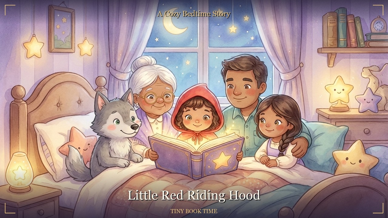 🌙 Little Red Riding Hood | Bedtime Story for Kids | Read Aloud Sleep Story 💤