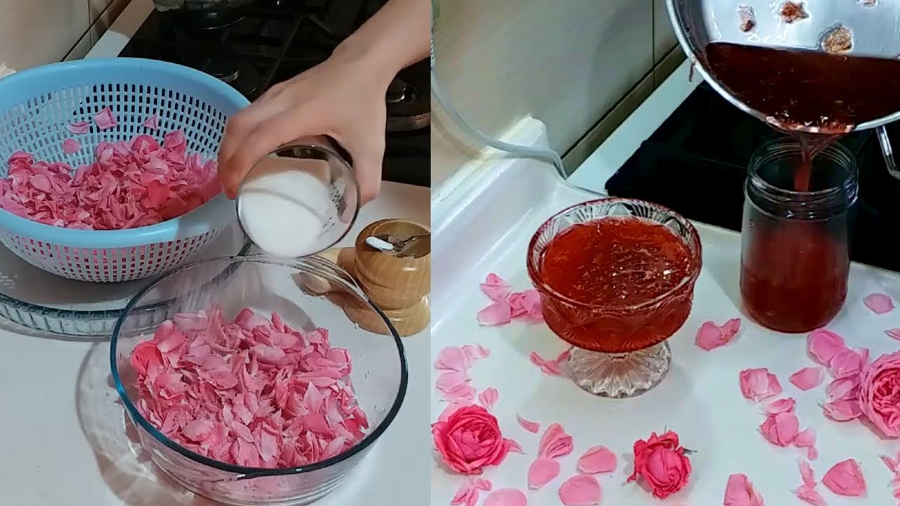 Receta me e mire per Reçel Trendafili. Me Arome dhe Ngjyre te Persosur. Reçel me Trendafila Bullgar.