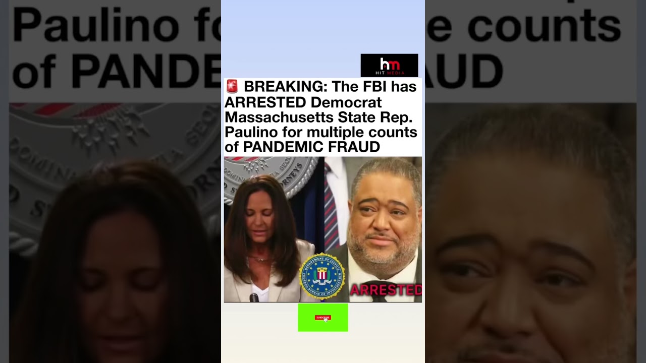 🚨 BREAKING: FBI ARRESTS Democrat Massachusetts State Rep. Francisco Paulino for PANDEMIC FRAUD!