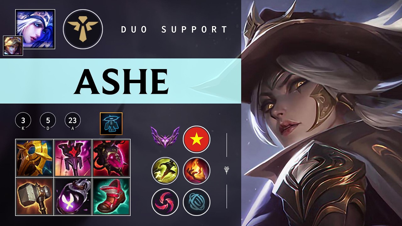 Ashe Support vs Tahm Kench - VN Master Patch 26.03