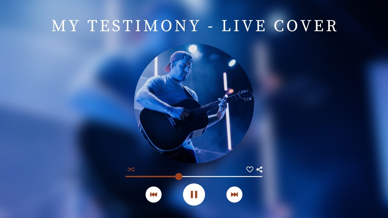 My Testimony  Elevation Live Cover