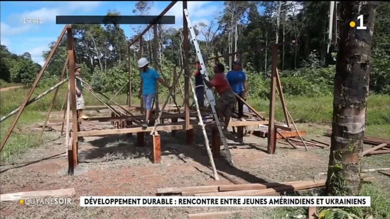 Un carbet pour rapprocher la Guyane et l’Ukraine
