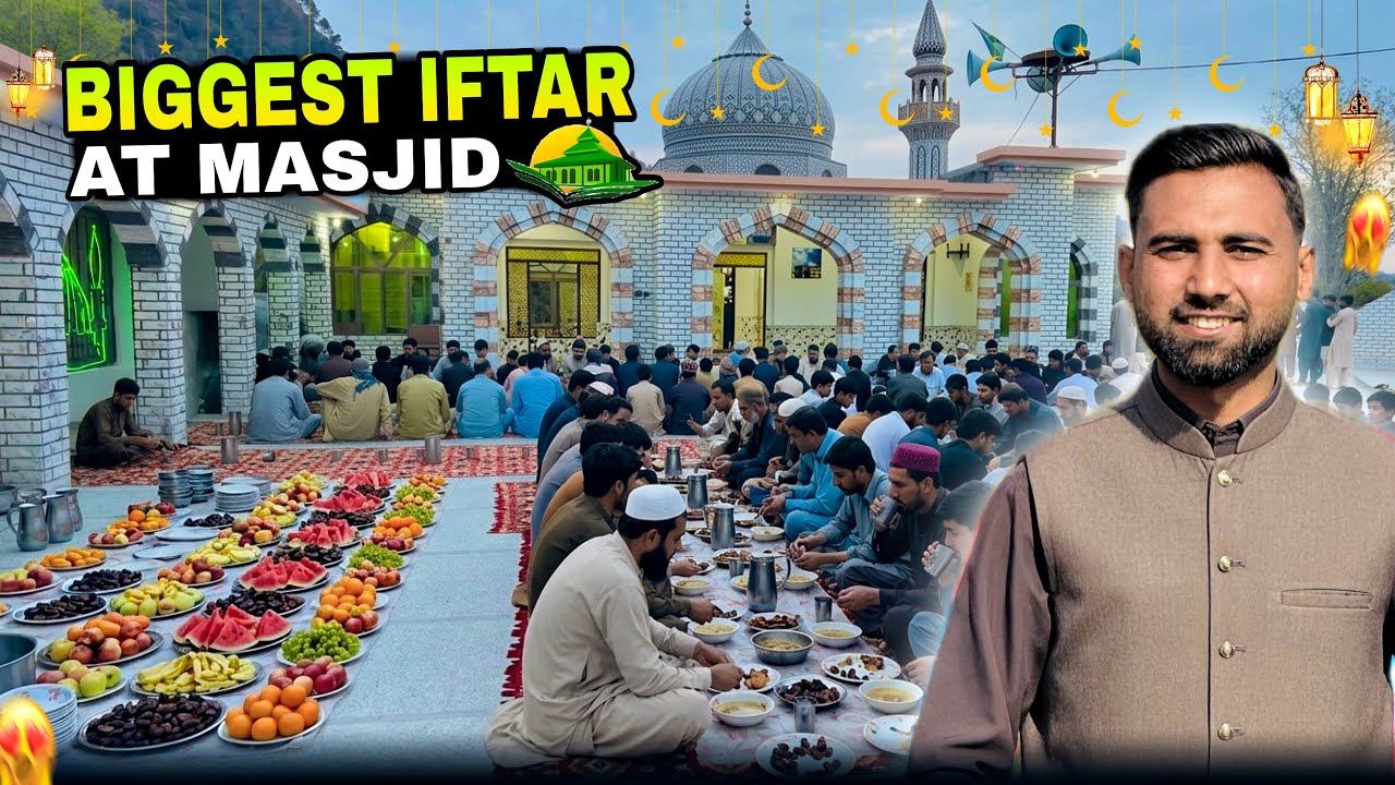 Today We Hosted the Biggest Iftar in Our Village Mosque/Jandala Barjah/Samahni Azad Kashmir/🌙❤️