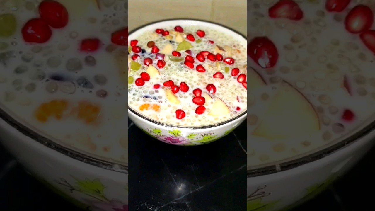 মাত্র ১০ মিনিটে ফালুদা রান্নার সহজ রেসিপি#falooda recipe# fruit custard recipe#ফালুদা রিসিপি#shorts