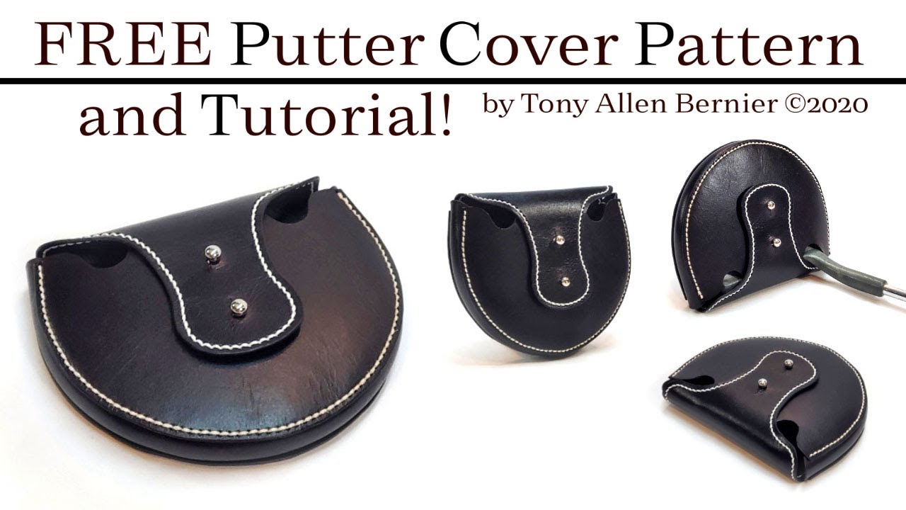 Free Leather Pattern, Putter Cover.
