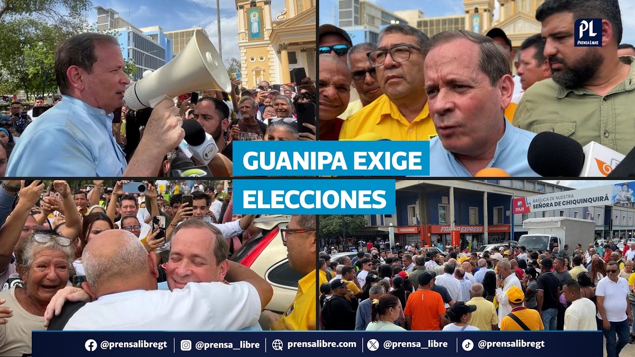 Juan Pablo Guanipa reaparece libre y exige elecciones tras ley de amnistía