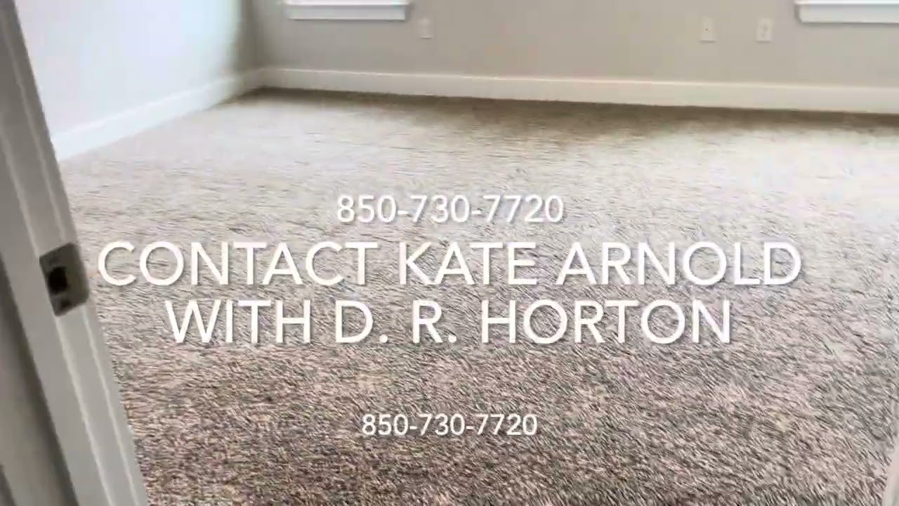 McKenzie floor plan; contact Kate Arnold with D. R. Horton, Panama City, FL for a showing 
