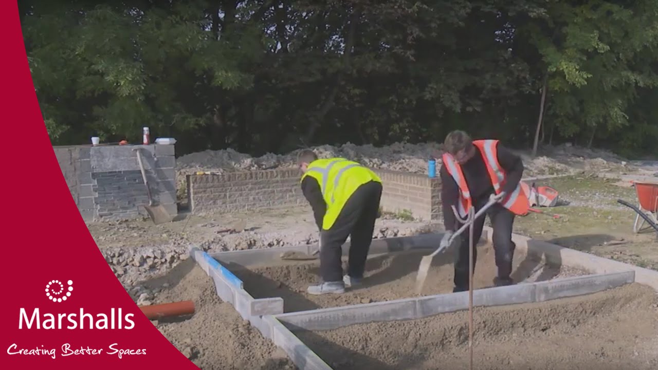 Installing a Type C Marshalls Priora permeable pavement | MarshallsTV