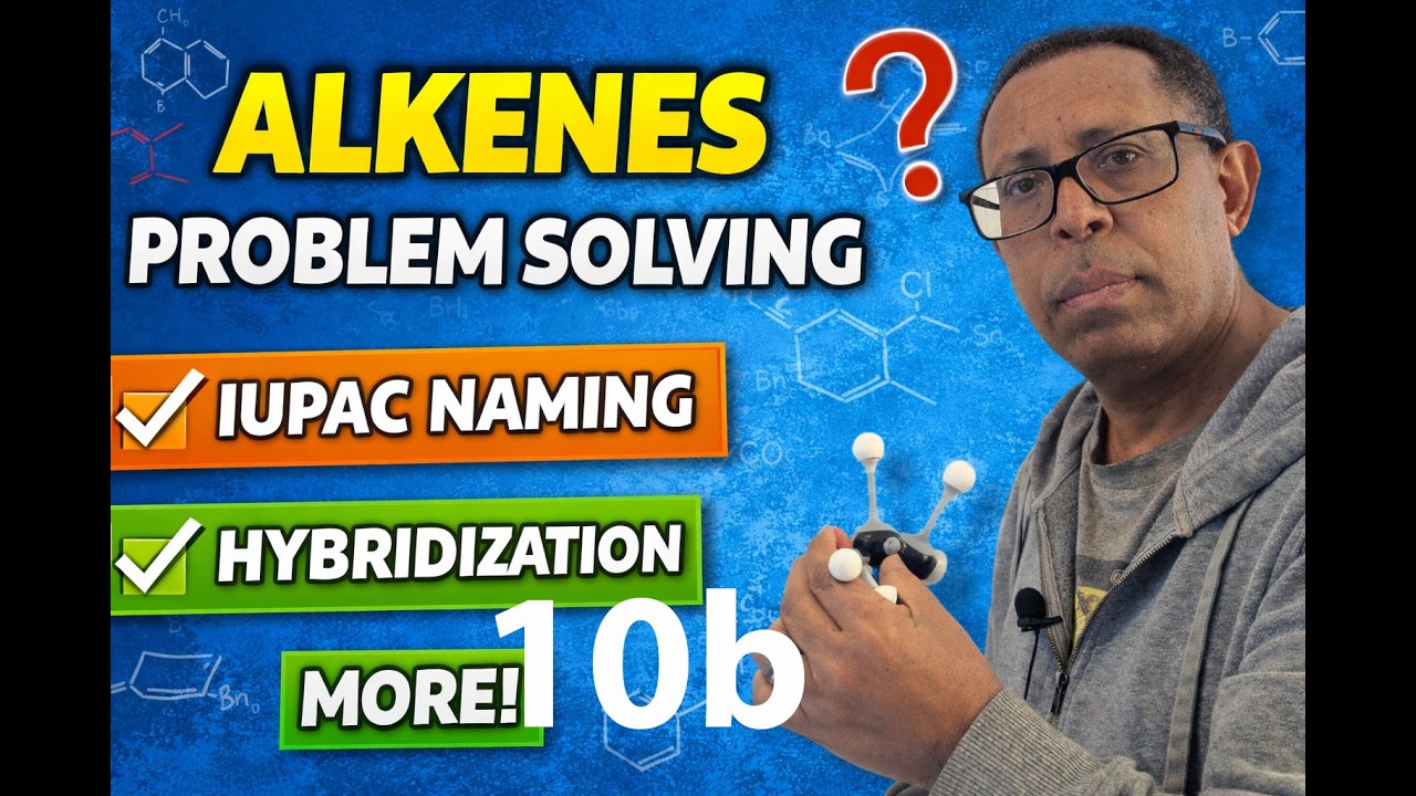Naming of Alkenes | Stereogenic Centers, Alkene Oxides & Isomer Problems (C₆H₁₂), E Z Diastereomers