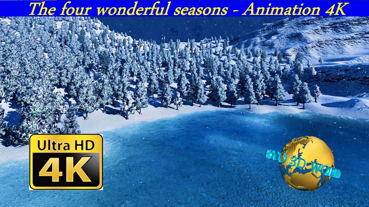 The four wonderful seasons – Animation 4K