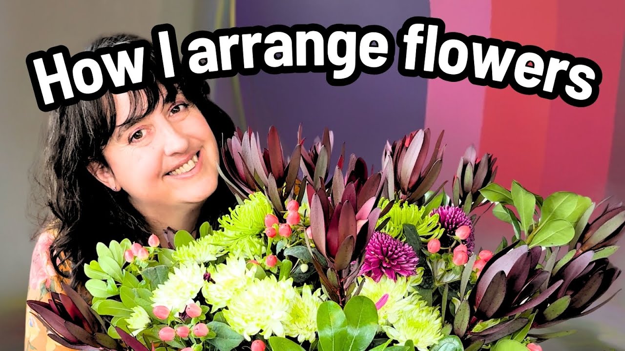 Как я составляю цветочные композиции (в режиме реального времени и в непринужденной обстановке) 🌸