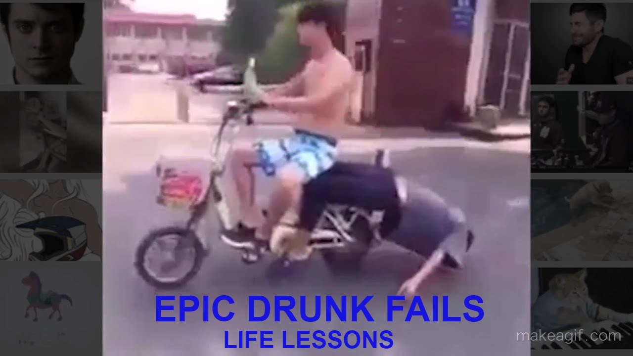 Hilarious Life Lessons from Epic Drunk Fail GIFs