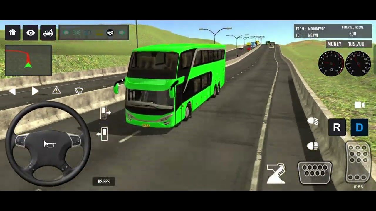 Indonesia Coach bus driving | Euro bus simulator 2025 Android gameplay 
