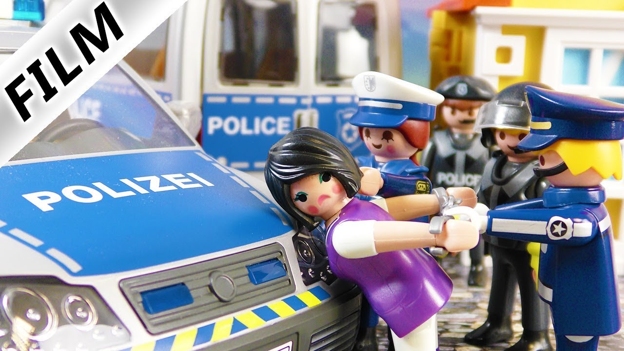 Playmobil Film deutsch B&Ouml;SE LEHRERIN VERHAFTET - Polizei fasst Fl&uuml;chtige | Kinderserie Familie Vogel