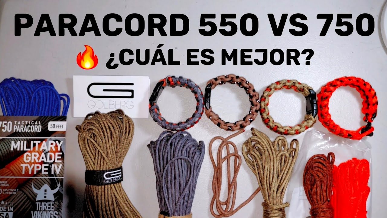 🔥Paracord 550 vs 750 | Probé 6 Marcas y Te Digo Cuál Conviene Más