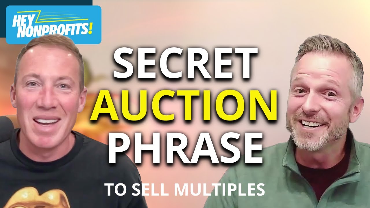 Raise More Money at Your Live Auction With This One Phrase - Guide to Selling Multiples
