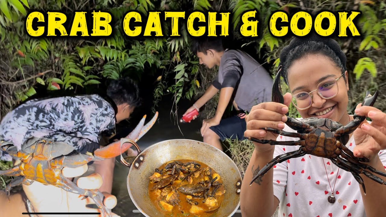 Crab catching and cooking delicious recipes | @TRIPTHEWILD 