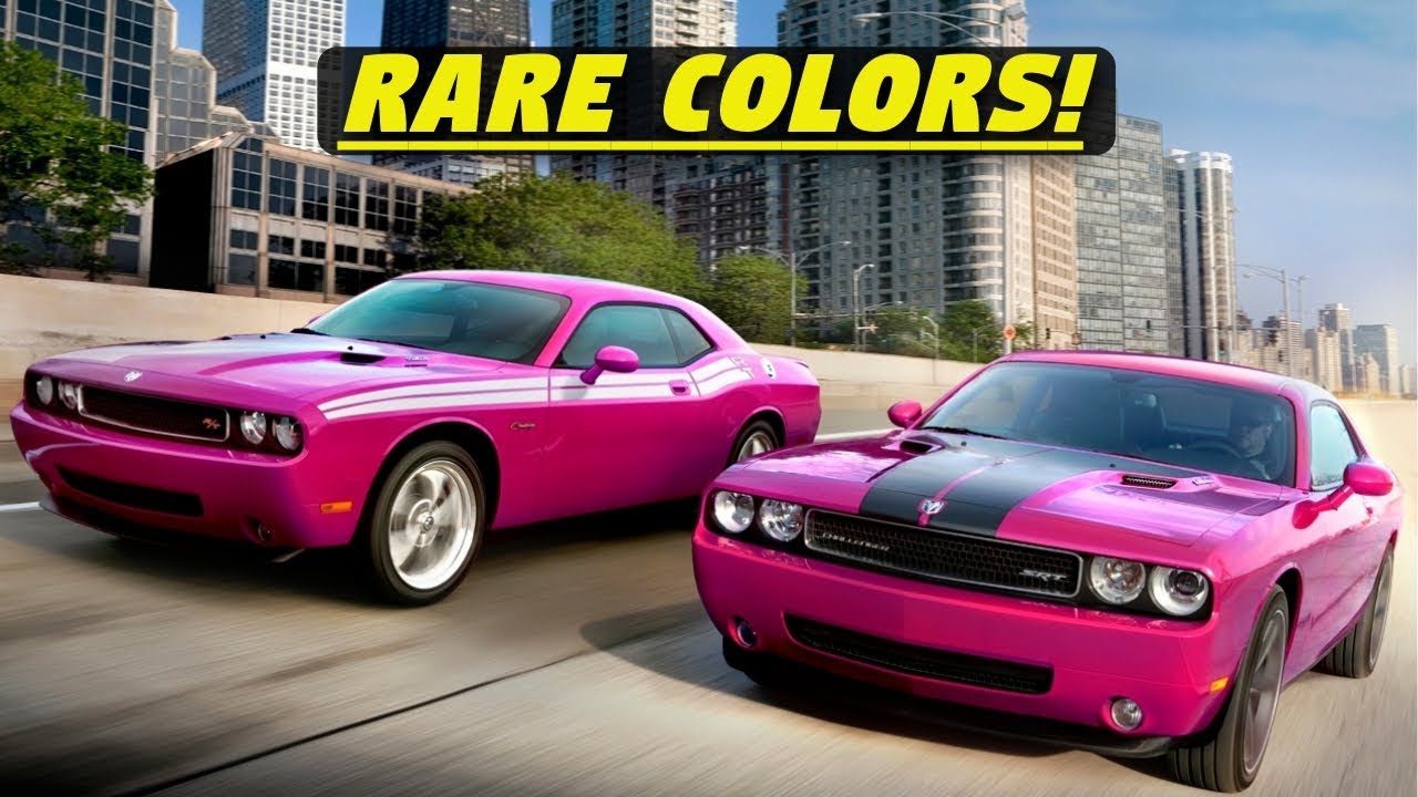 Список моделей и окраски редких Dodge Challenger Limited Edition 2008–2017 годов выпуска. ВАШ CHA...