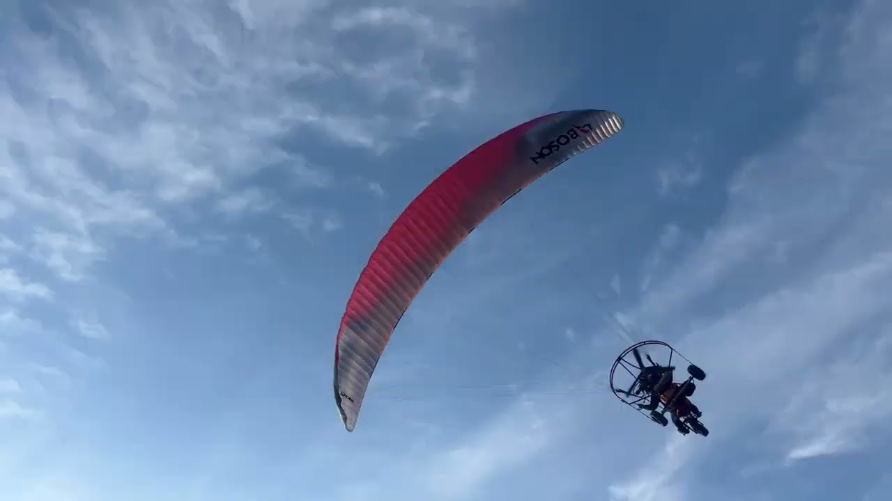 flying my ppg from a new spot
