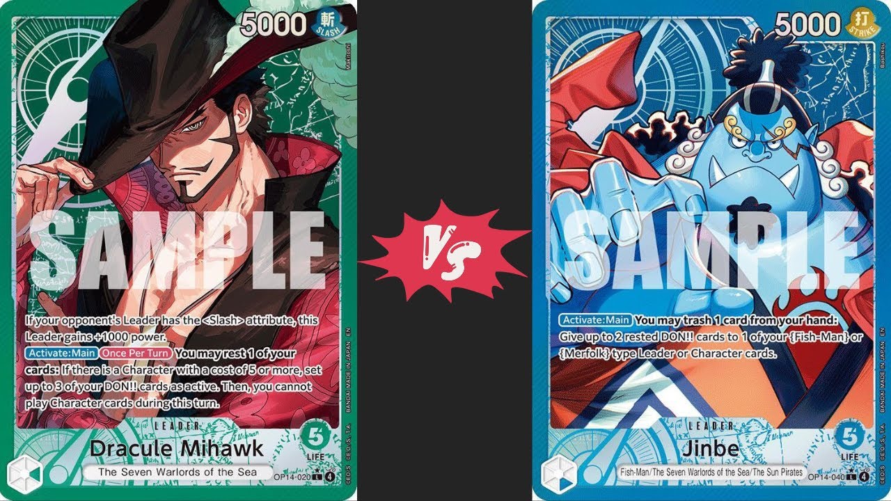 OP14/EB04 BAM Locals G Mihawk v  U Jinbe Round 1