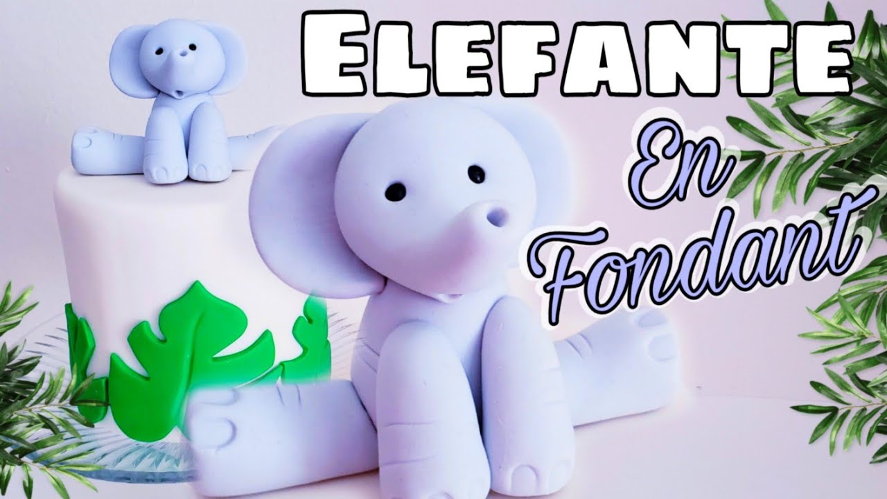 COMO HACER UN ELEFANTE EN FONDANT PASO A PASO Keiri Craft