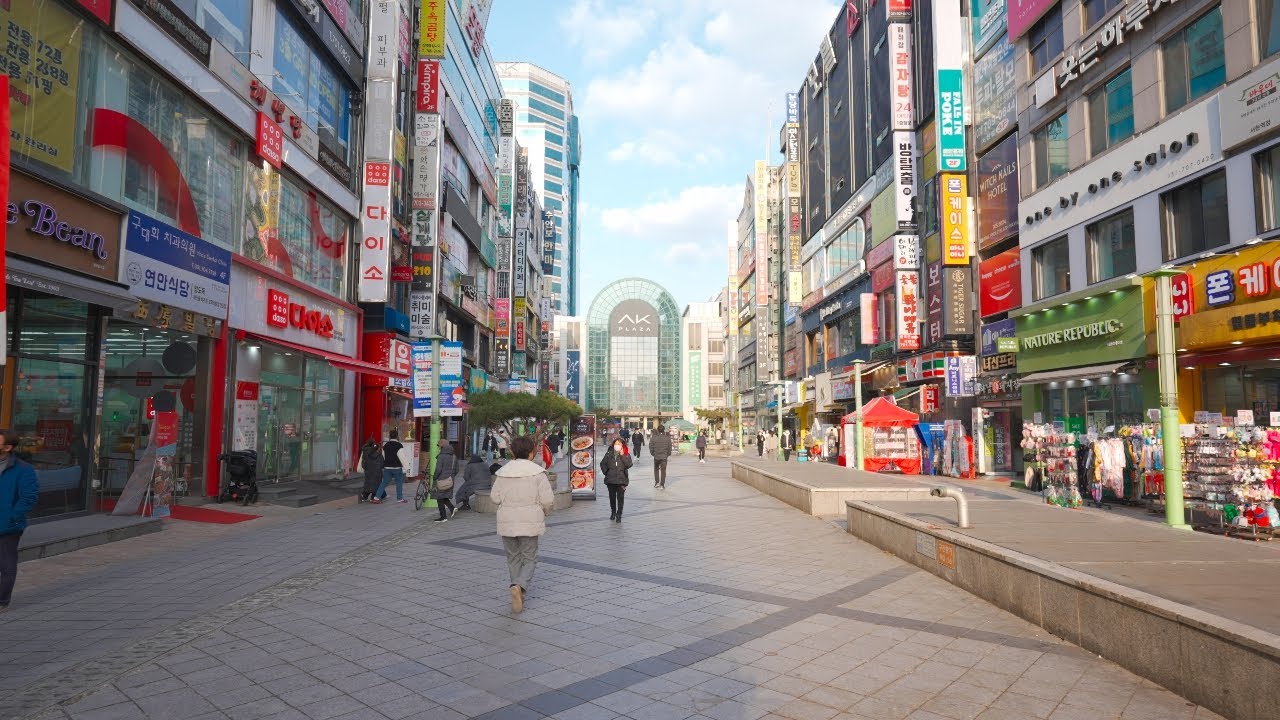 Around Seohyeon Station Bundang AK Plaza | Bundang Korea 4K HDR