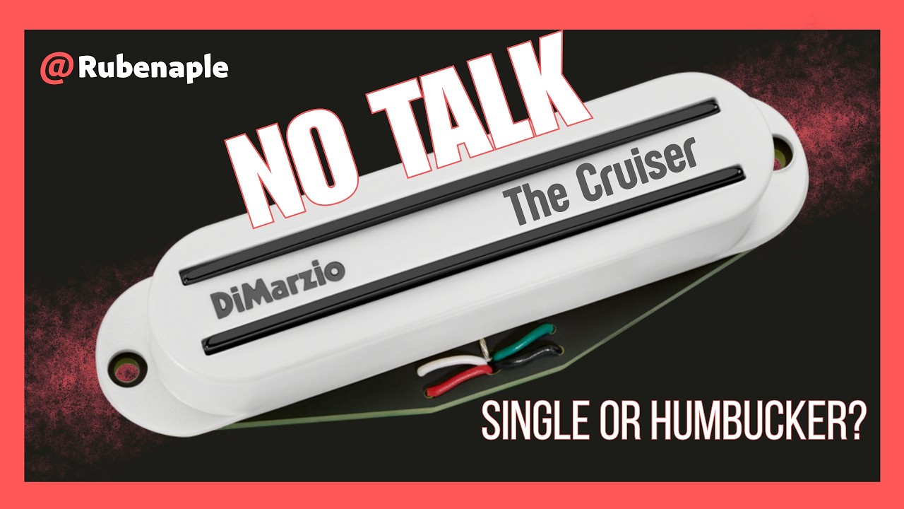 Tone Test DiMarzio The Cruiser DP187 vs Single Coil | Stratocaster (NO TALK)