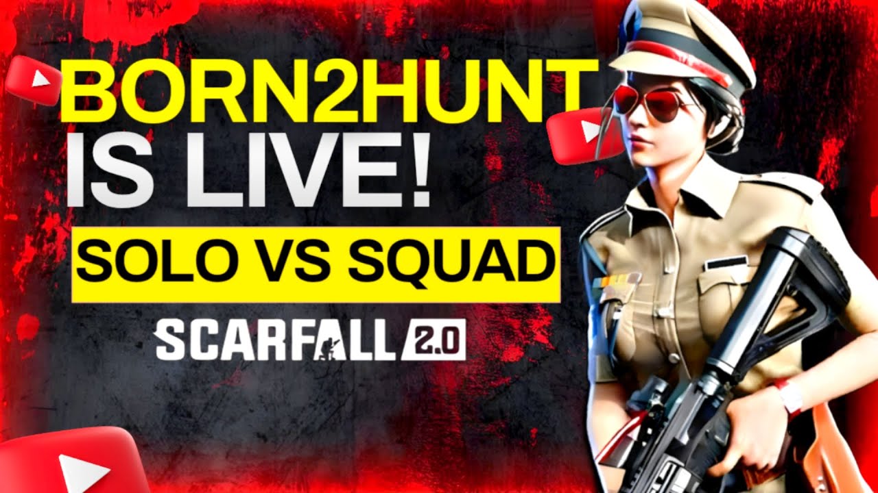 SCARFALL 2.0 LIVE || SOLO VS SQUAD SEASON 4 IS HERE