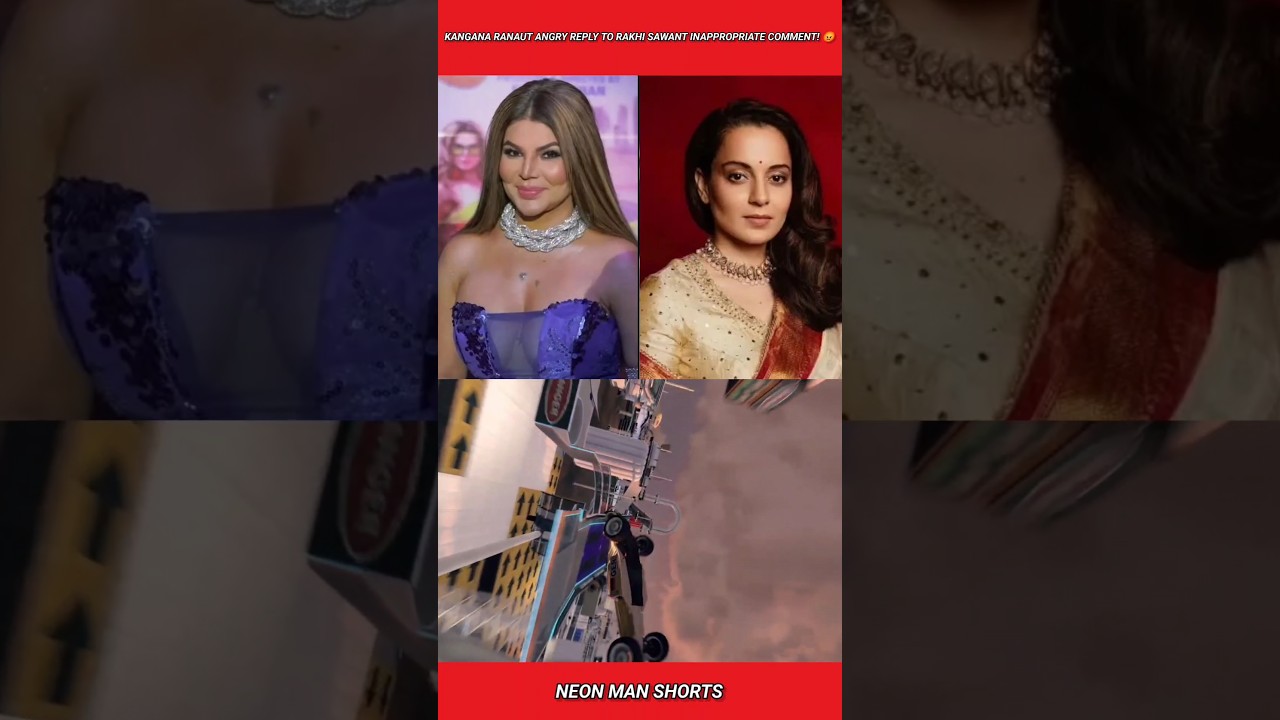 Kangana Ranaut Angry Reply to Rakhi Sawant Inappropriate Comment! 😡 #shorts