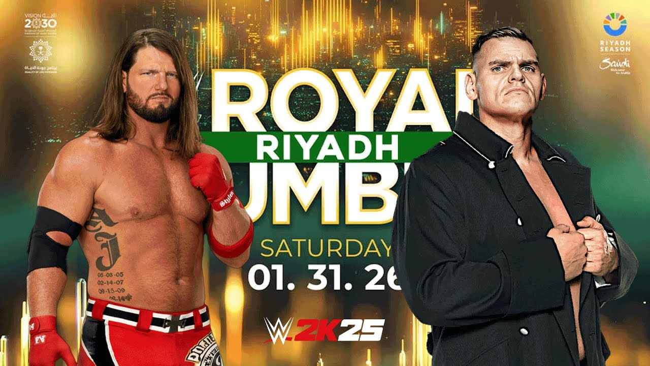 Эй Джей Стайлз против Гюнтера | Королевская битва | WWE 2K25