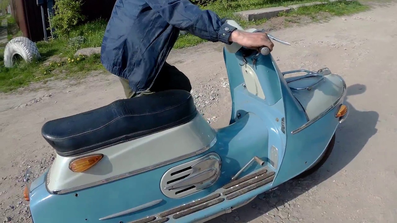 Мотороллер ЧиЗета 250 ,тип 502 ,1963 г.в. ,первый запуск после 20 лет простоя