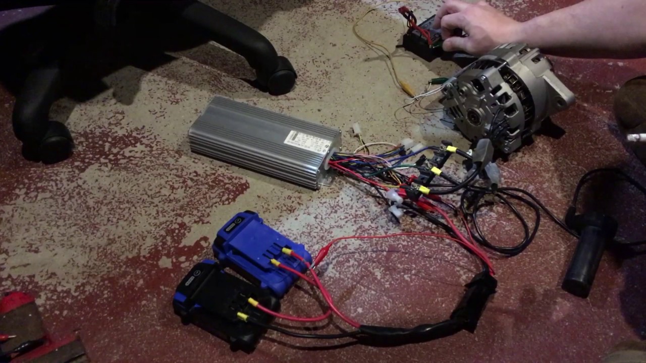 Brushless motor of car alternator