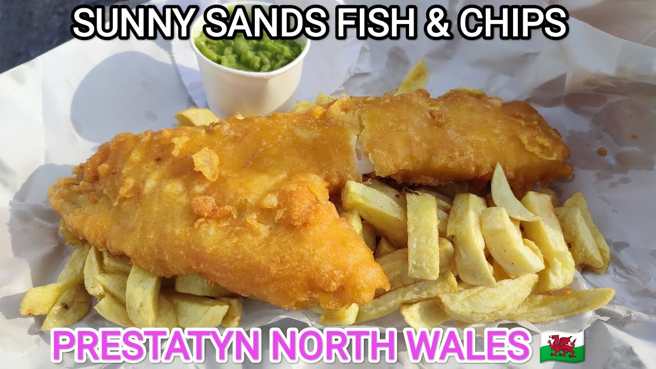 SUNNY SANDS Fish & Chips PRESTATYN NORTH WALES