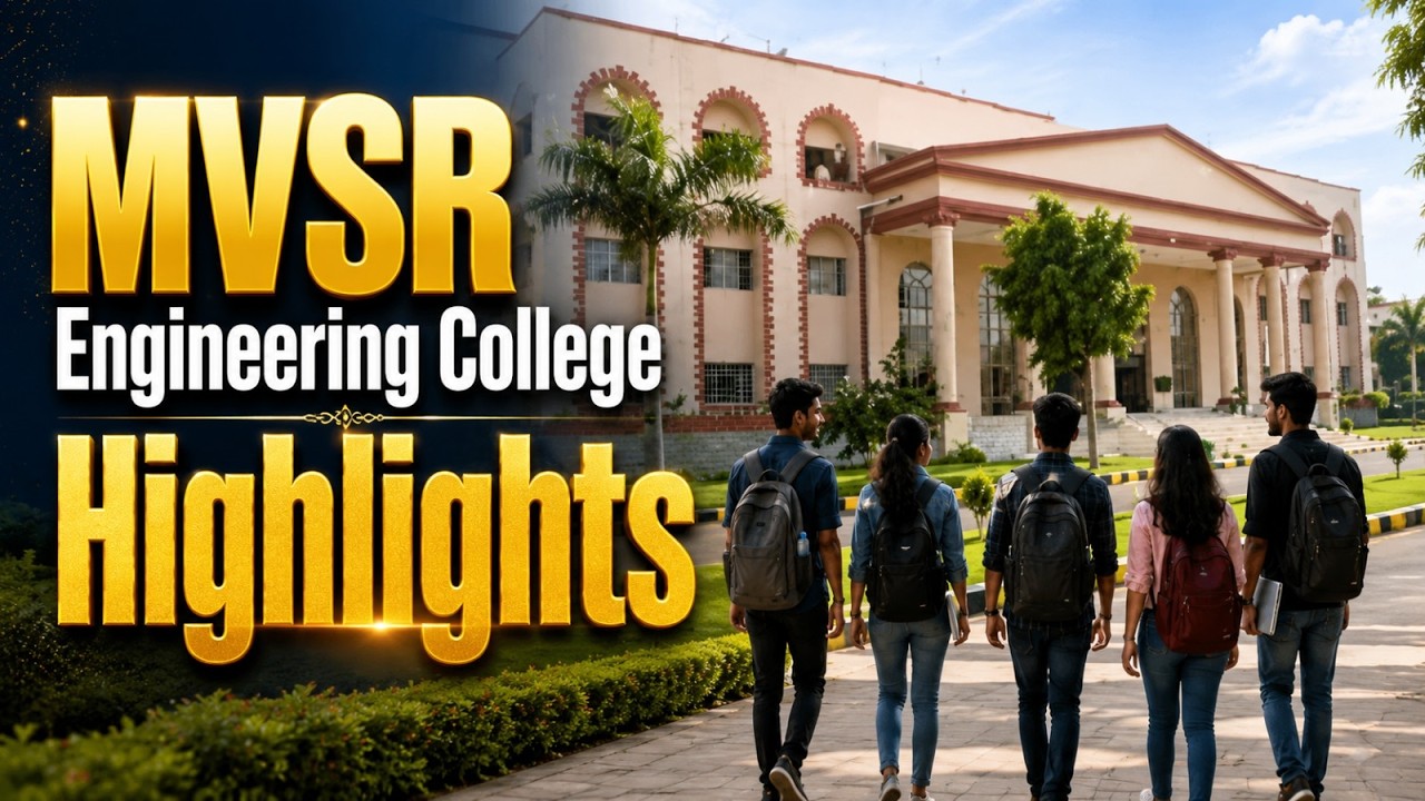 Engineering College with Highest Placements &Industry Training in Hyderabad|MVSR Engineering College