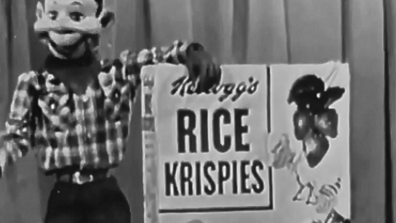 Kellogg's Rice Krispies Howdy Doody 1950's TV Commercial HD