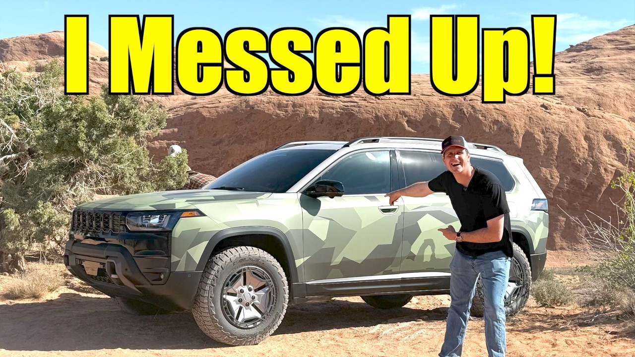 Я всё испортил... Вот новый Jeep Cherokee Trailhawk, которого вы так долго ждали!