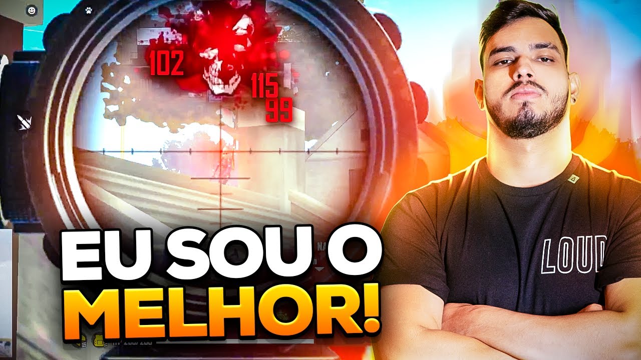 RUSHADÃO DE AWM! MITEI NESSA PARTIDA! FREE FIRE