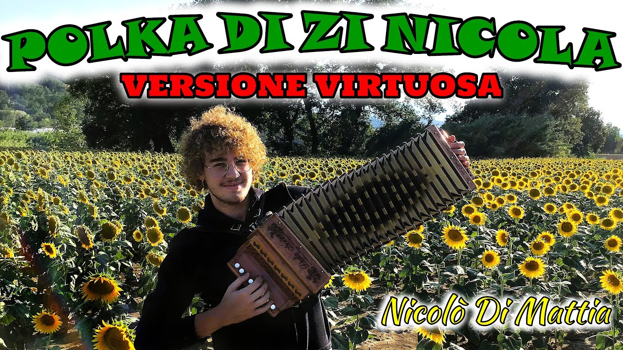 POLKA DI ZI NICOLA: Nicolò Di Mattia campione europeo di ORGANETTO. PER SPETTACOLI 3274719620