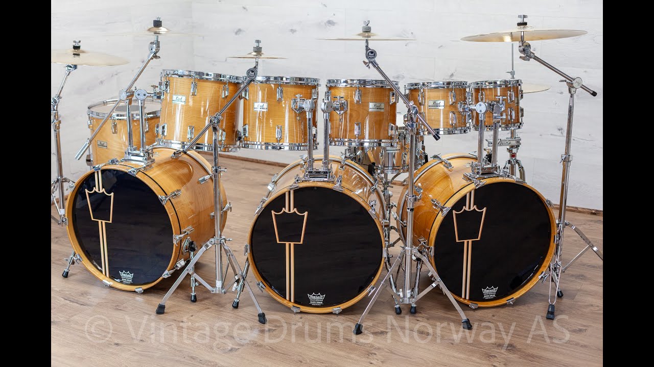 Pearl DLX Deep Force 9-Piece Shell Pack (1984)
