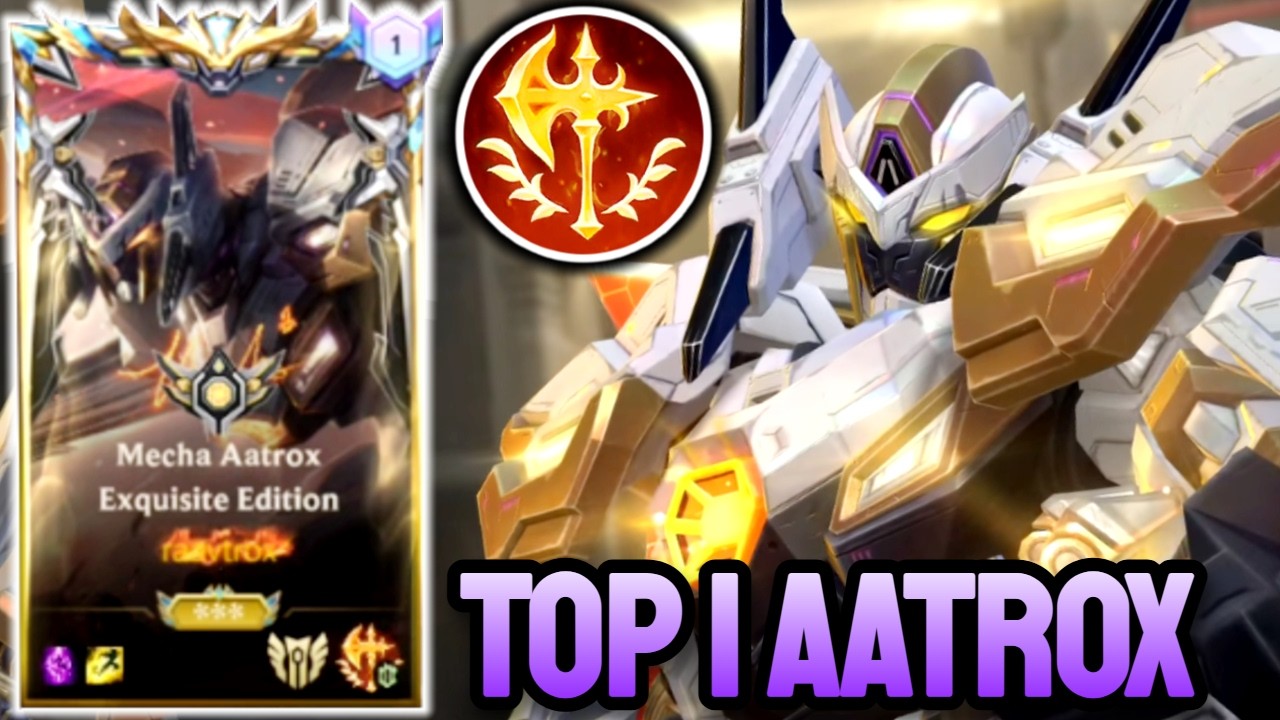 WILD RIFT AATROX - TOP 1 AATROX GAMEPLAY - SOVEREIGN RANKED
