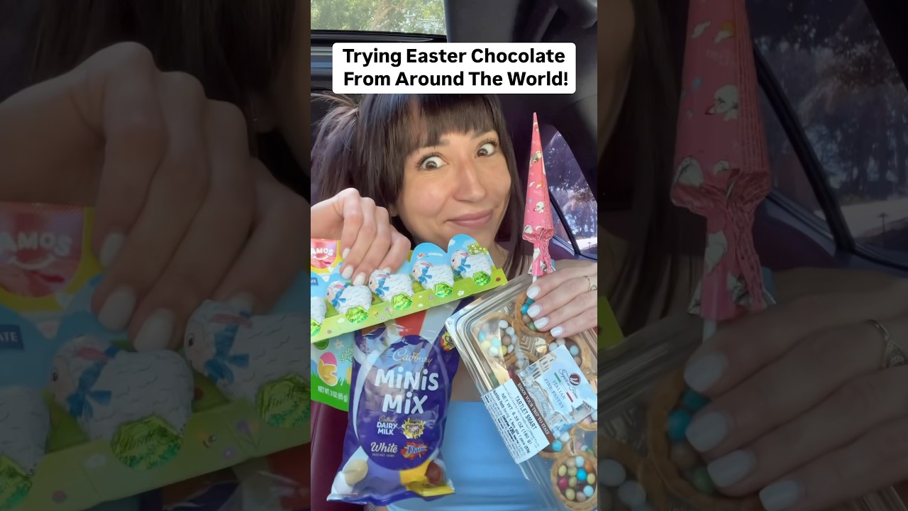 👀Trying Easter Chocolate From Around The World!