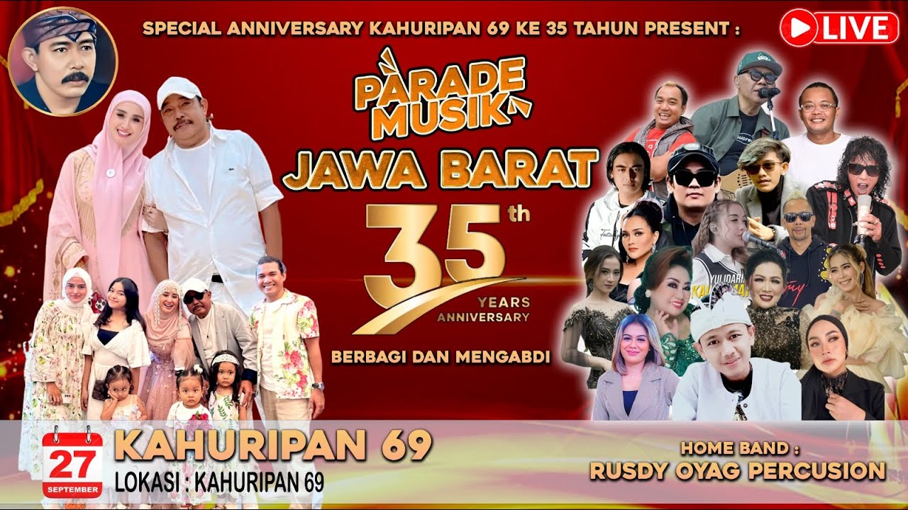 🔴LIVE [siang] Special Anniversary 35Th KAHURIPAN 69 || Lokasi Kahuripan 69 || Sabtu, 27 Sept 2025