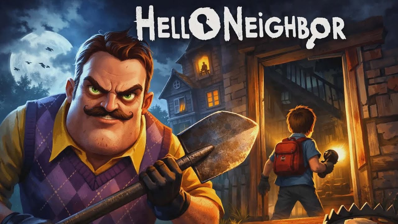 БАТ НАСКО МЕ ГОНЕШЕ ПО ЧОРАПИ 😂 | Hello Neighbor 1