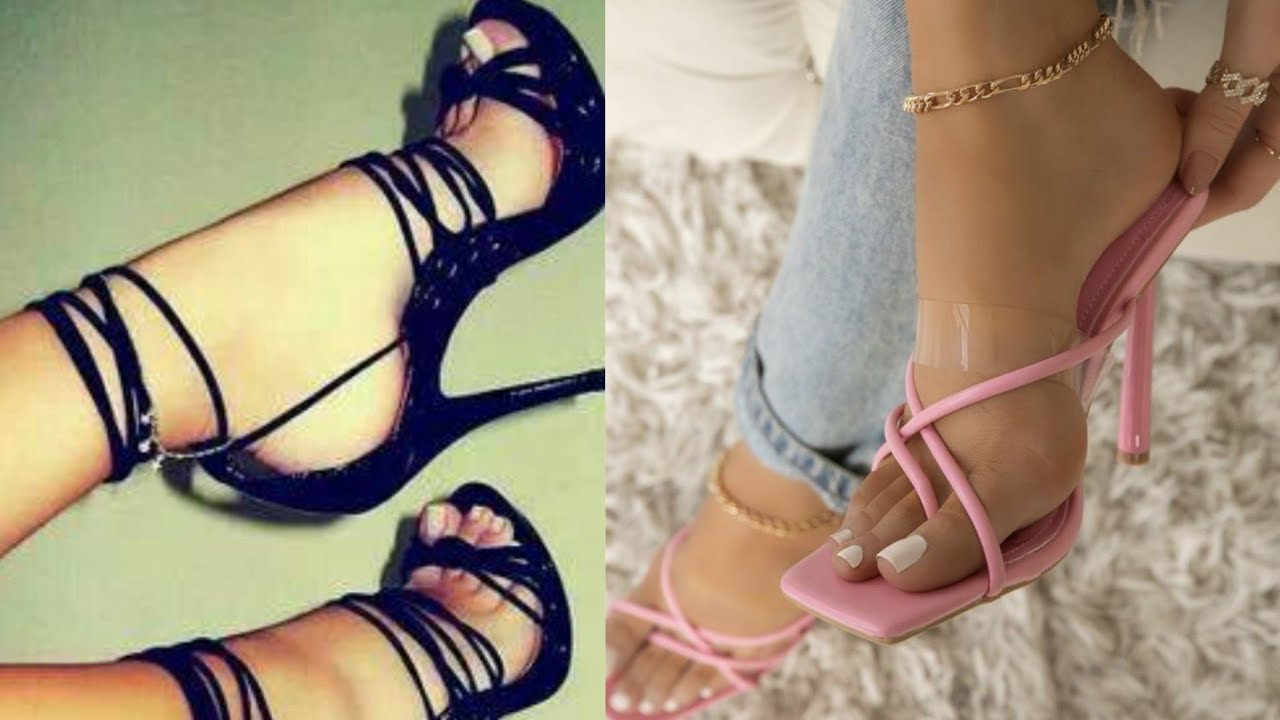 styles tr&egrave;s charmants de chaussures &agrave; talons hauts/ charming collection of high heel open toe sandal